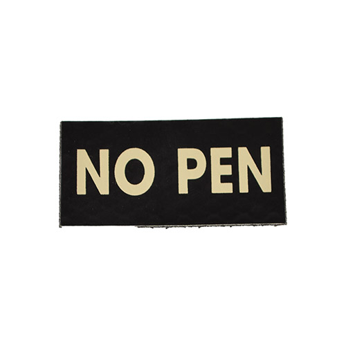 Levně MILITARY RANGE nášivka IFF IR VELCRO NO PEN ČERNÁ