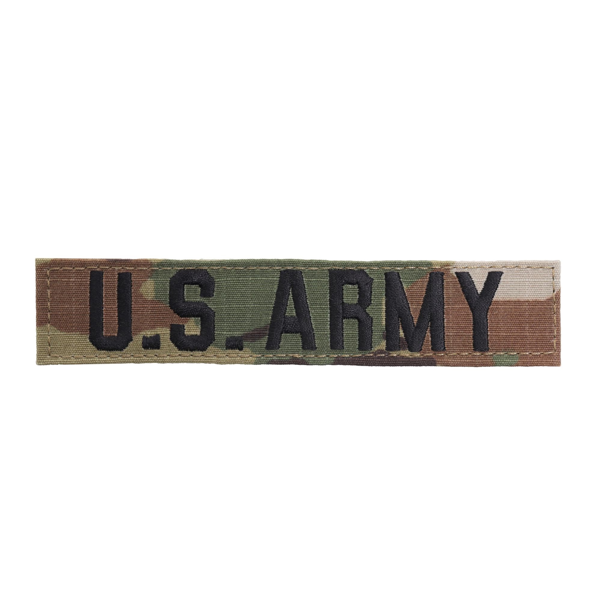 Levně Nášivka jmenovka "U.S. ARMY" VELCRO OCP®