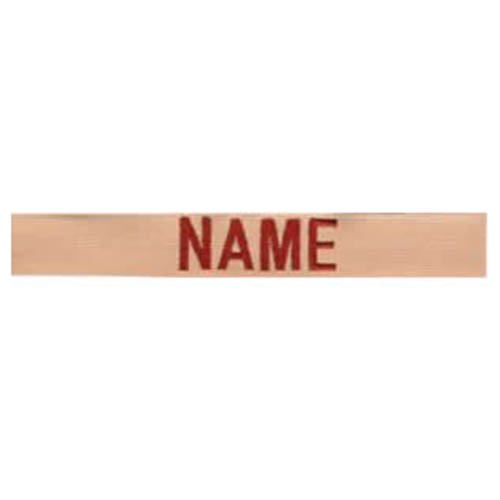 Levně MILITARY RANGE nášivka jmenovka 3x "NAME" DESERT