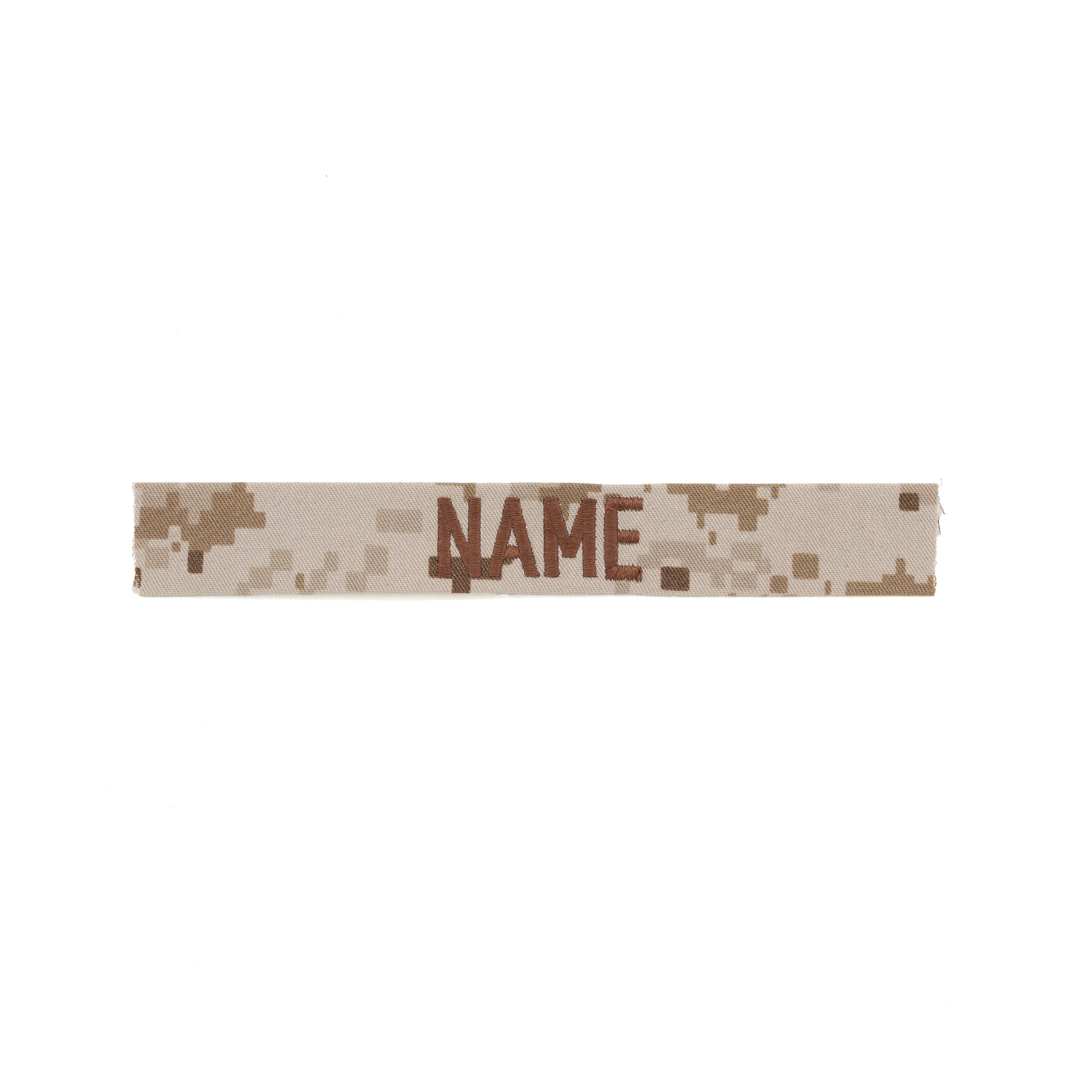 Levně MILITARY RANGE nášivka jmenovka 3x "NAME" MARPAT DESERT