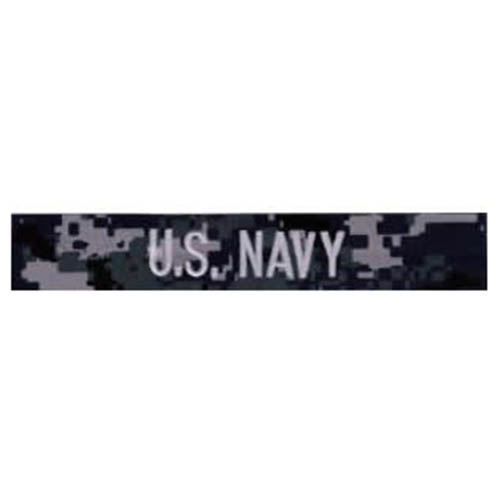 Levně MILITARY RANGE nášivka "U.S.NAVY" stříbrná niť DIGITAL NAVY