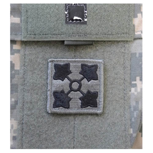 Nášivka 4th INFANTRY DIVISION VELCRO - FOLIAGE
