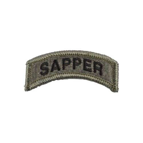 Levně MILITARY RANGE nášivka oblouček SAPPER Tab VELCRO - FOLIAGE