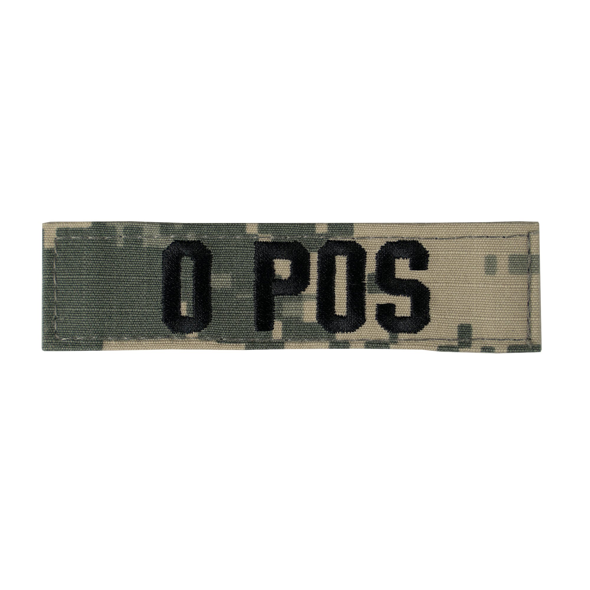 Levně Nášivka krevní skupina 0 POS VELCRO ACU DIGITAL