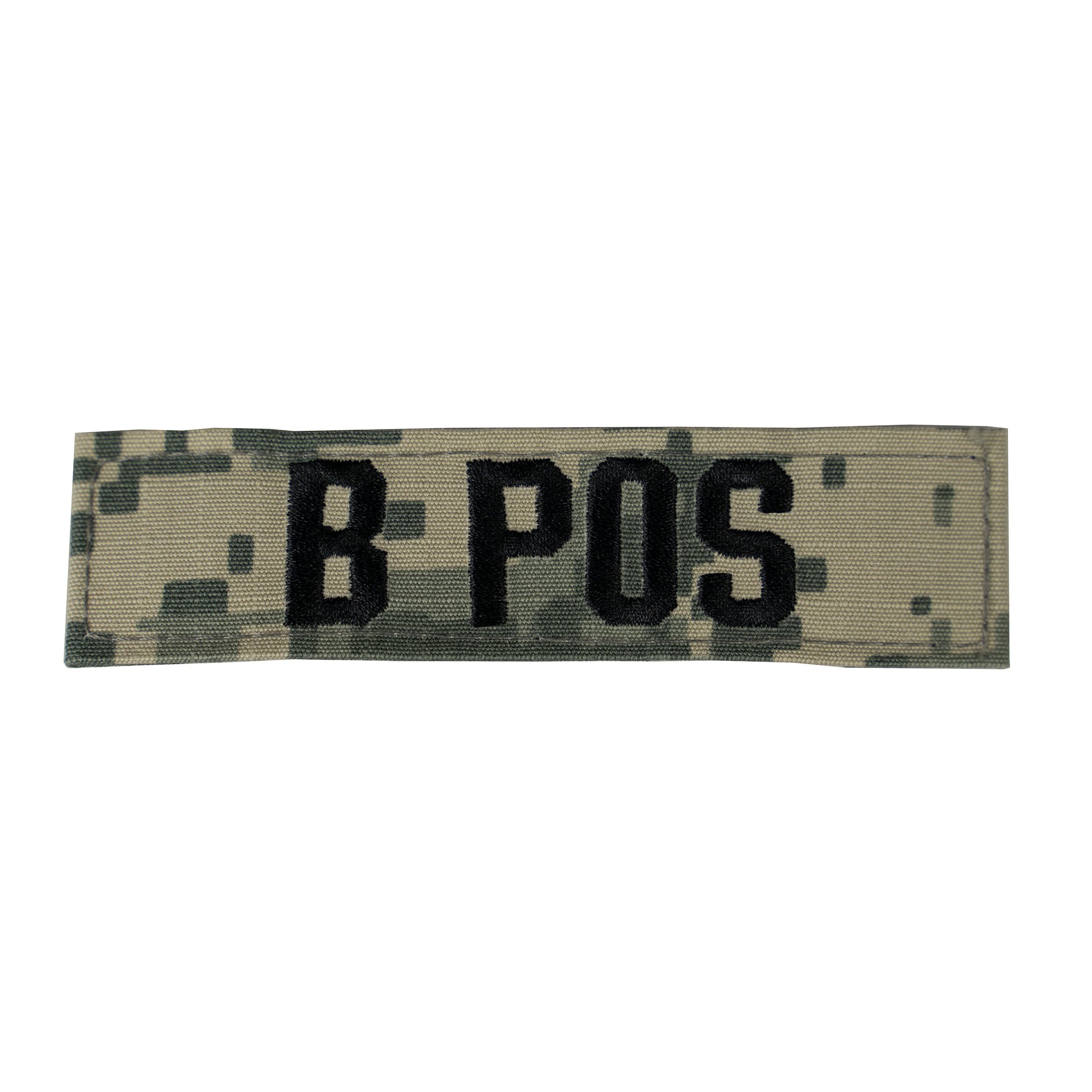 Levně MILITARY RANGE nášivka krevní skupina B POS VELCRO ACU DIGITAL