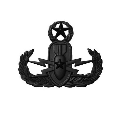Levně Odznak US EXPLOSIVE ORDANCE DISPOSAL - Master - ČERNÝ