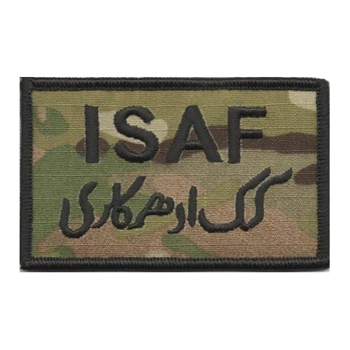 Levně MILITARY RANGE nášivka ISAF velcro MULTICAM