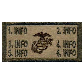 Levně MILITARY RANGE nášivka USMC velcro