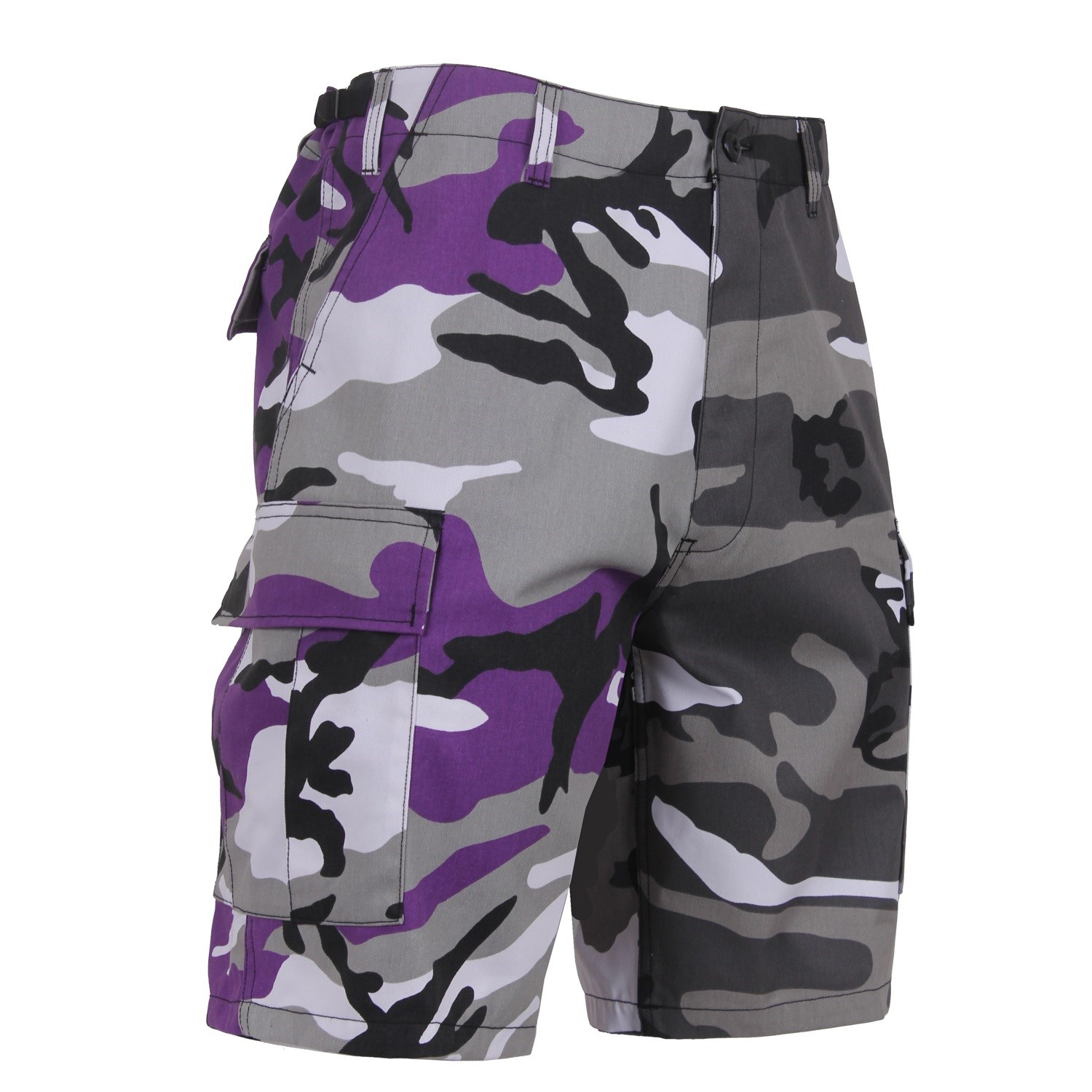 Levně Kraťasy dvoubarevné BDU VIOLET/CITY CAMO