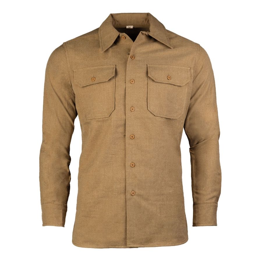 Levně Košile US M37 WWII vlněná KHAKI