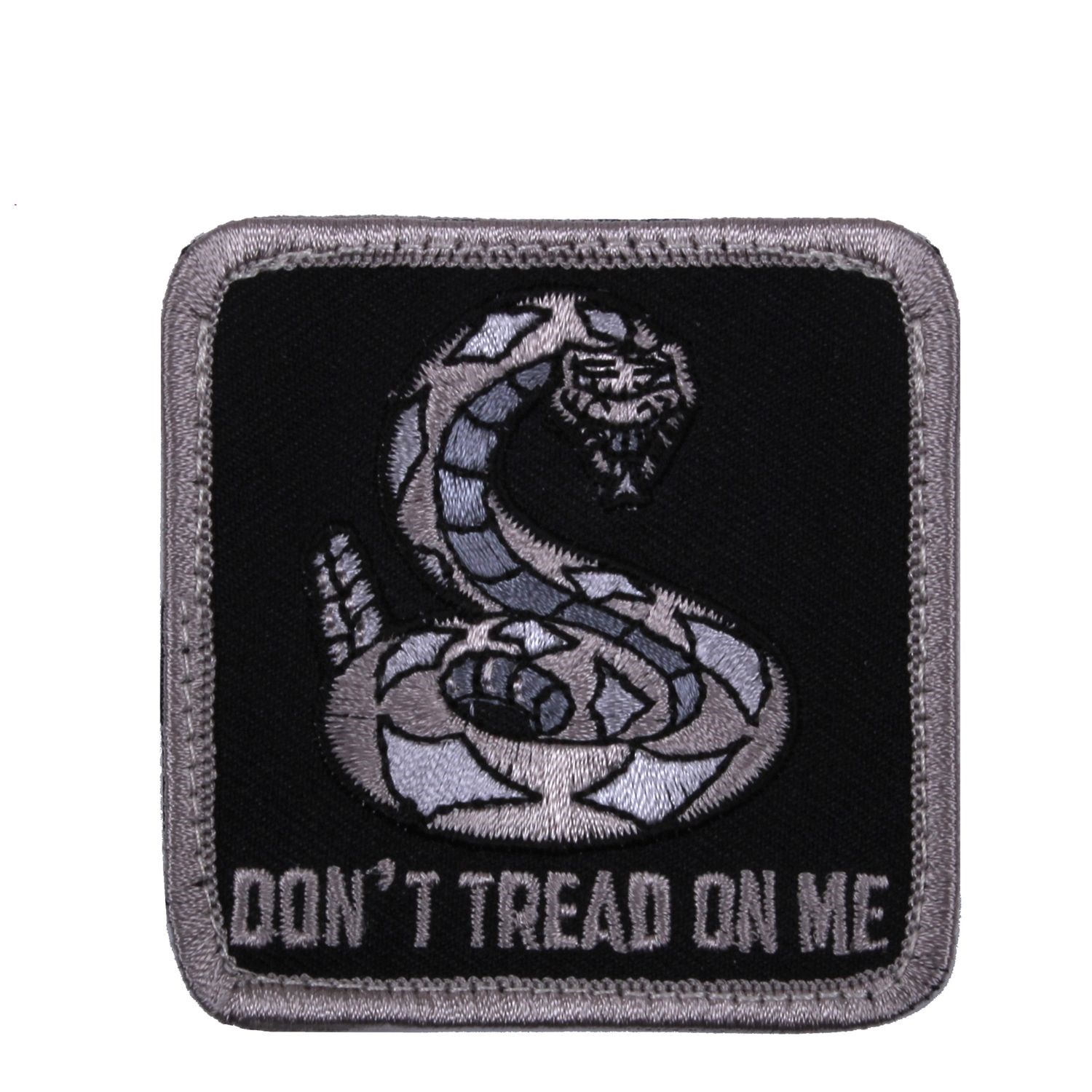 Levně ROTHCO nášivka DON´T TREAD ON ME velcro ČERNÁ