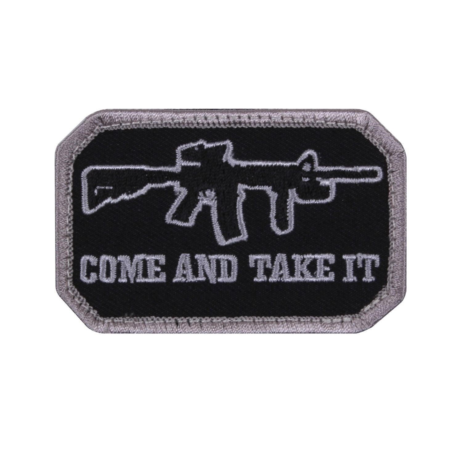 Levně ROTHCO nášivka COME AND TAKE IT velcro ČERNÁ