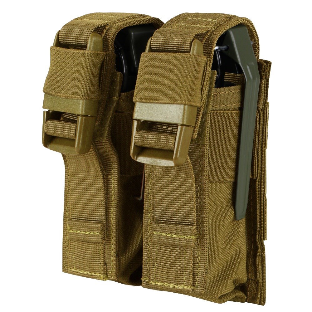 Levně CONDOR OUTDOOR sumka MOLLE FLASHBANG dvojitá granátová COYOTE