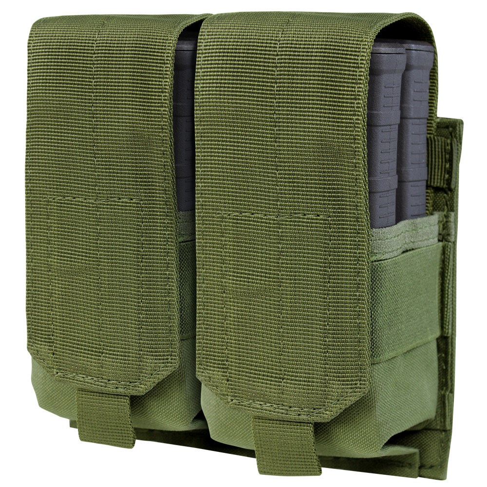 Levně CONDOR OUTDOOR sumka dvojitá na zásobníky M14 Gen. II ZELENÁ