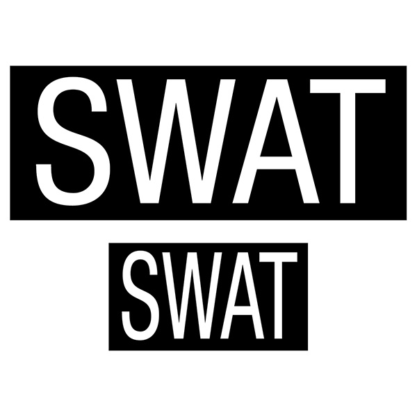 Levně ROTHCO nášivka SWAT velcro 2 rozměry v balení ČERNÁ