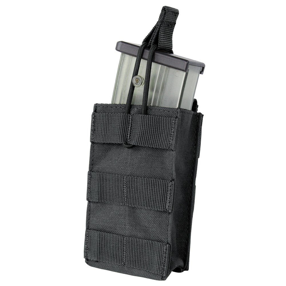 Levně CONDOR OUTDOOR sumka na zásobníky G36 otevřená ČERNÁ