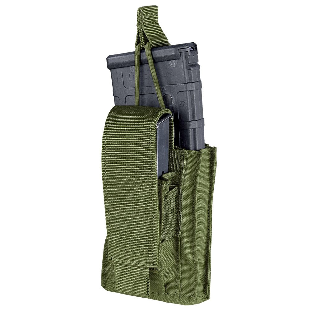 Levně CONDOR OUTDOOR sumka KANGAROO GEN II na dva zásobníky ZELENÁ