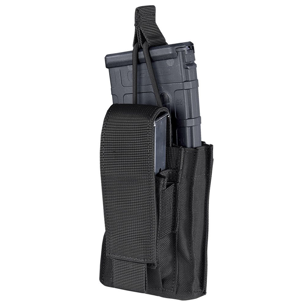 Levně CONDOR OUTDOOR sumka KANGAROO GEN II na dva zásobníky ČERNÁ