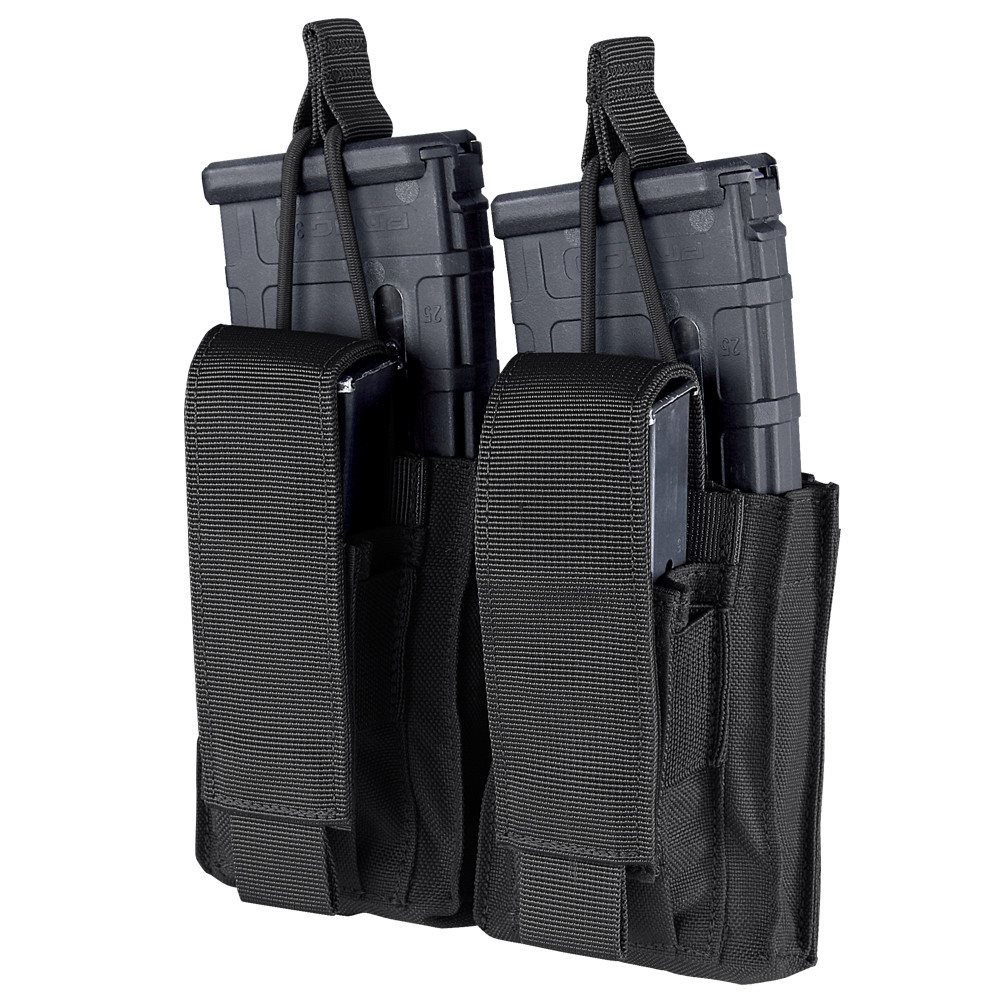 Levně CONDOR OUTDOOR sumka KANGAROO GEN II na čtyři zásobníky ČERNÁ