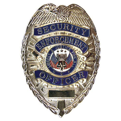 Levně ROTHCO odznak DELUXE SECURITY ENFORCEMENT OFFICER STŘÍBRNÝ
