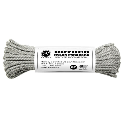 Levně ROTHCO šňůra PARACORD nylon 550LB ø 4 mm / 30 m ACU DIGITAL