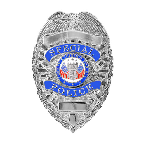 Levně ROTHCO odznak DELUXE SPECIAL POLICE STŘÍBRNÝ