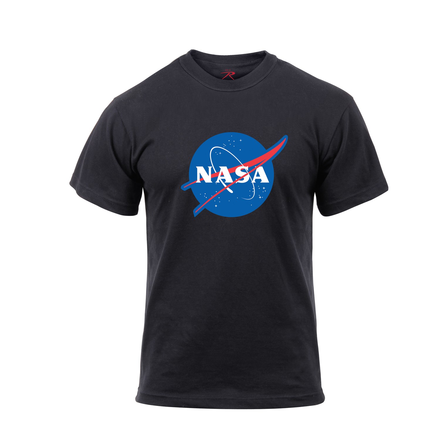 Levně Triko se znakem NASA ČERNÉ