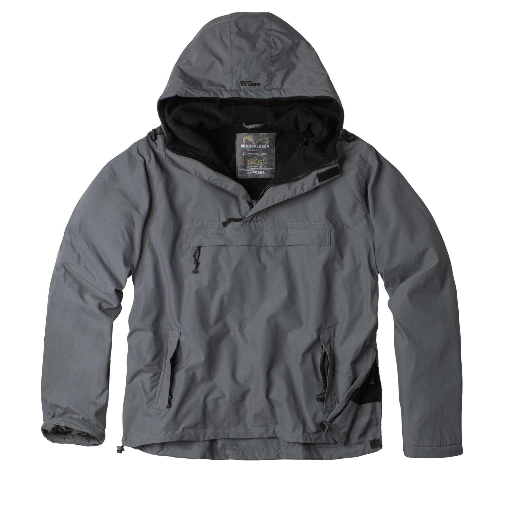 Levně Bunda WINDBREAKER ŠEDÁ