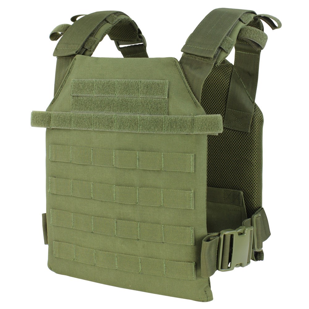 Levně CONDOR OUTDOOR vesta lehká SENTRY MOLLE nosič plátů ZELENÁ