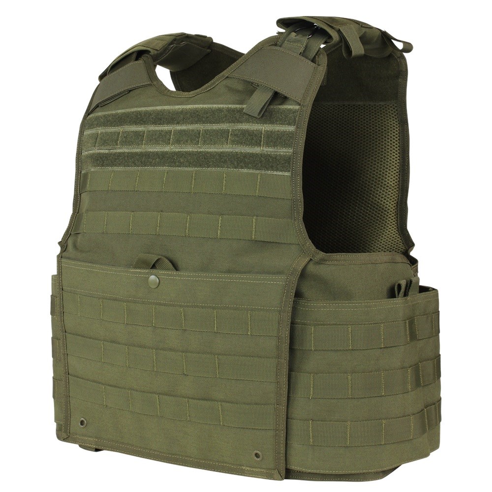 Levně CONDOR OUTDOOR vesta ENFORCER nosič plátů ZELENÁ