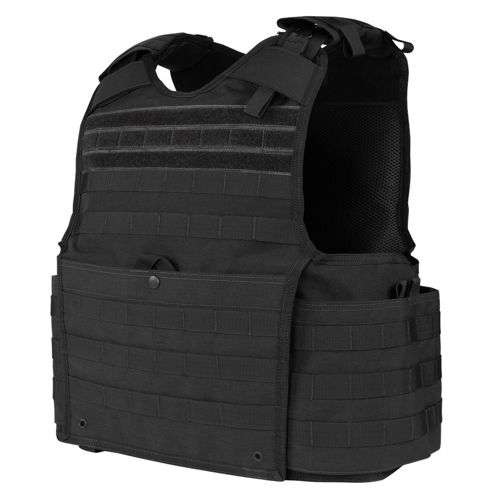 Levně CONDOR OUTDOOR vesta ENFORCER nosič plátů ČERNÁ