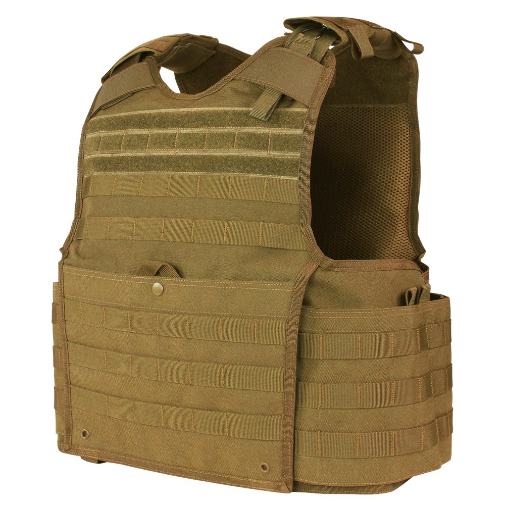 Levně CONDOR OUTDOOR vesta ENFORCER nosič plátů COYOTE BROWN
