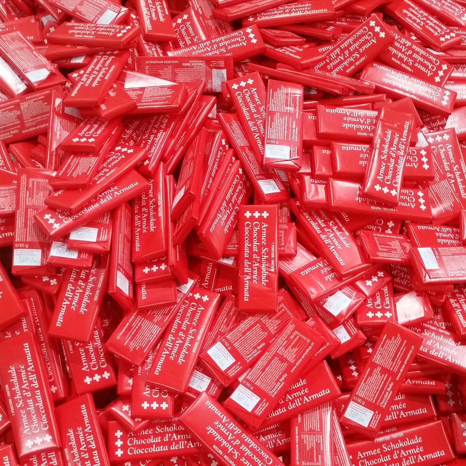 Levně Čokoláda švýcarská Armee Schokolade 50g