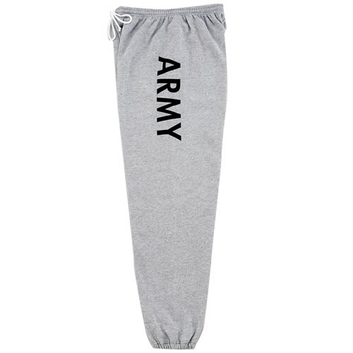 Levně Tepláky US ARMY ŠEDÉ