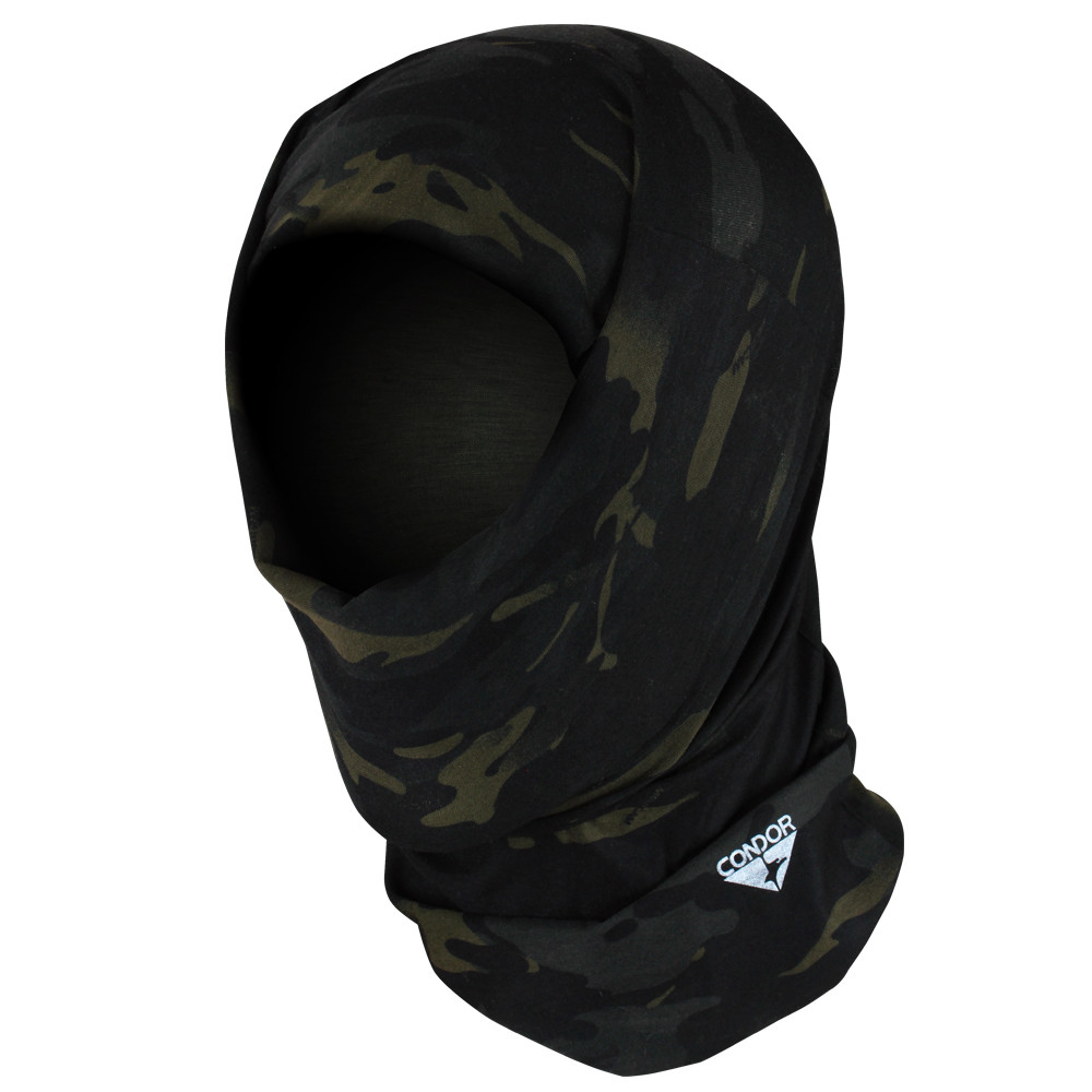 Levně CONDOR OUTDOOR šátek MULTI-WRAP multifunkční MULTICAM BLACK