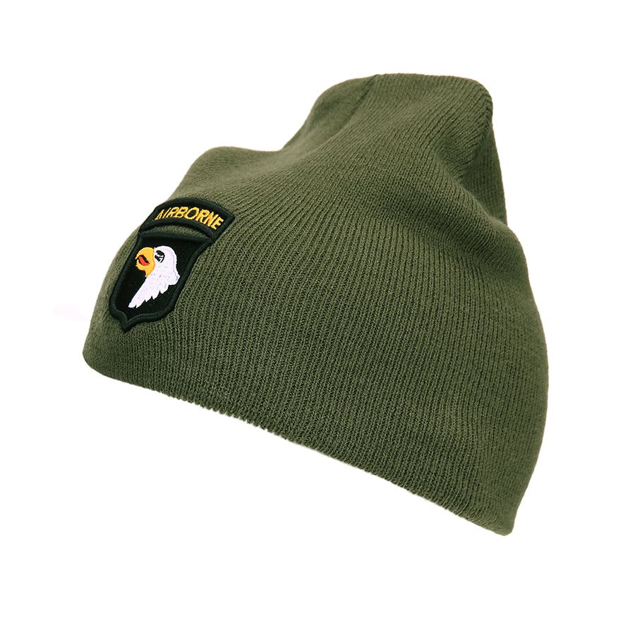 Levně FOSTEX čepice 101st AIRBORNE pletená ZELENÁ