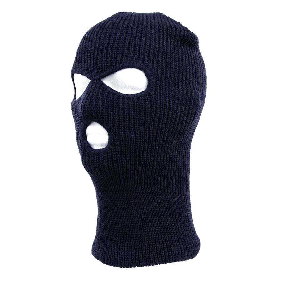 Levně FOSTEX kukla se 3 otvory pletená MODRÁ
