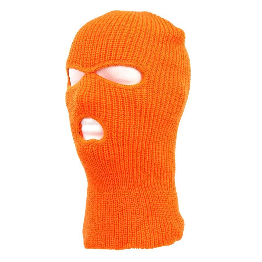 Levně FOSTEX kukla se 3 otvory pletená ORANŽOVÁ