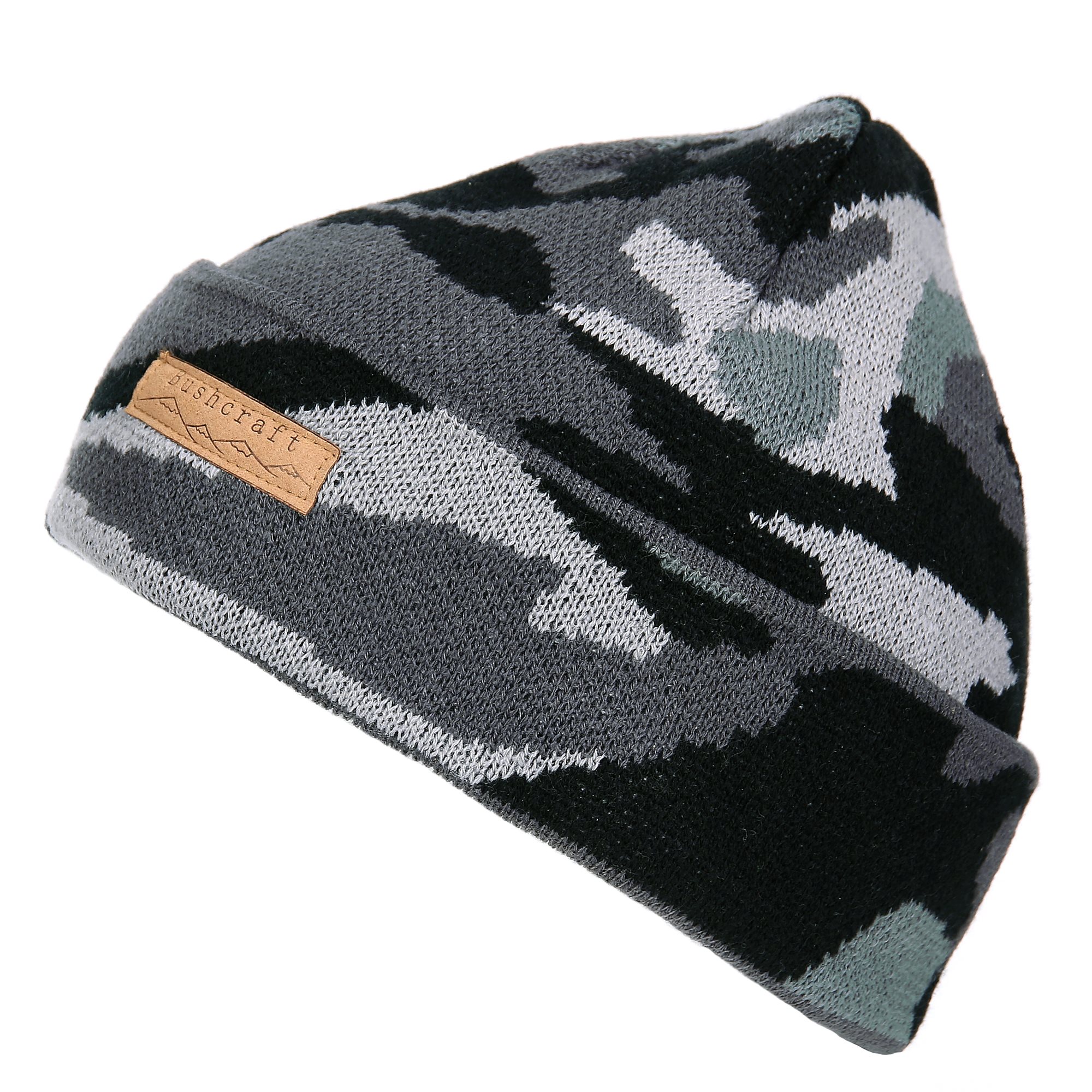 Levně FOSTEX čepice BEANIE pletená URBAN CAMO