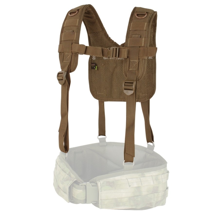 Levně CONDOR OUTDOOR kšandy bojové MOLLE tvar H COYOTE BROWN