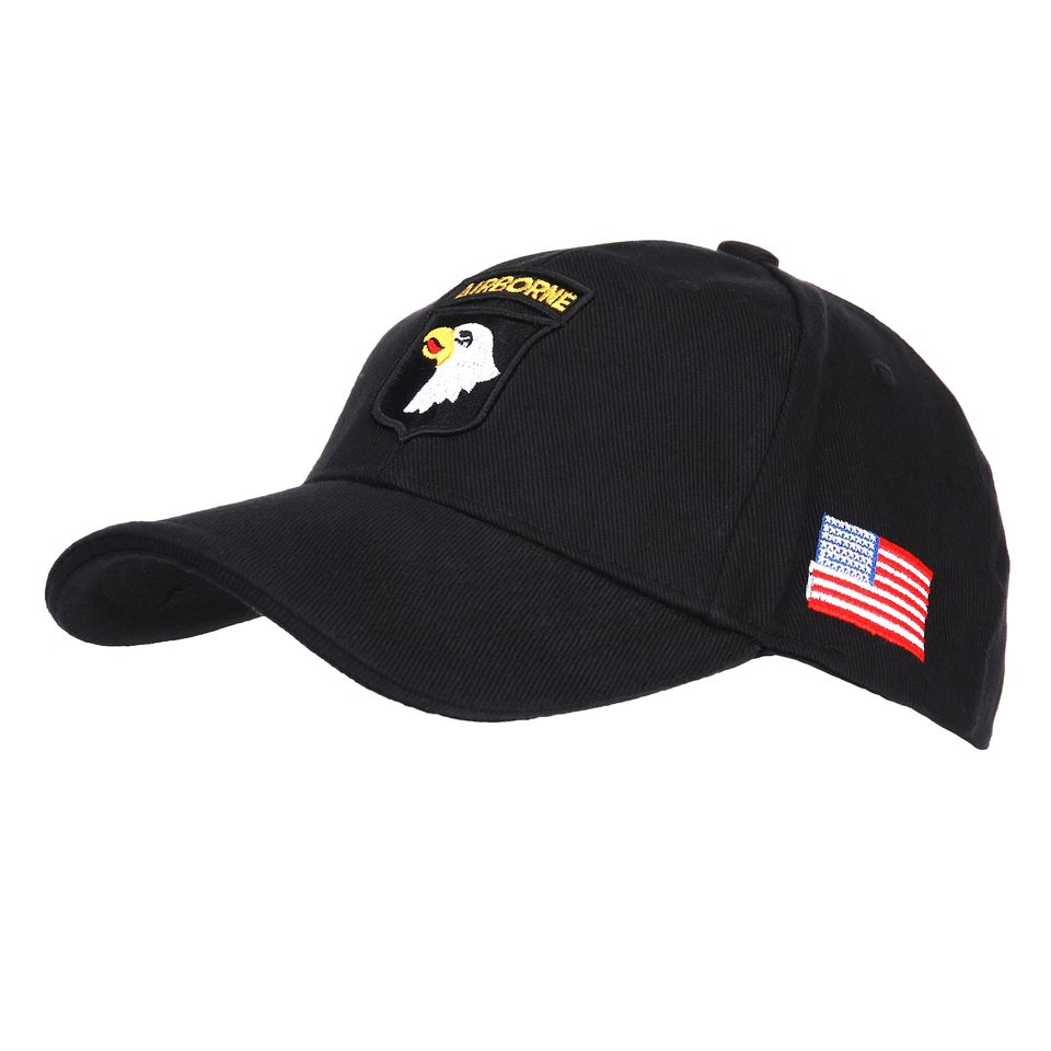 Levně FOSTEX čepice baseball 101st AIRBORNE ČERNÁ