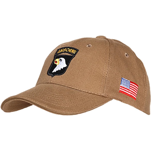 Levně FOSTEX čepice baseball 101st AIRBORNE KHAKI
