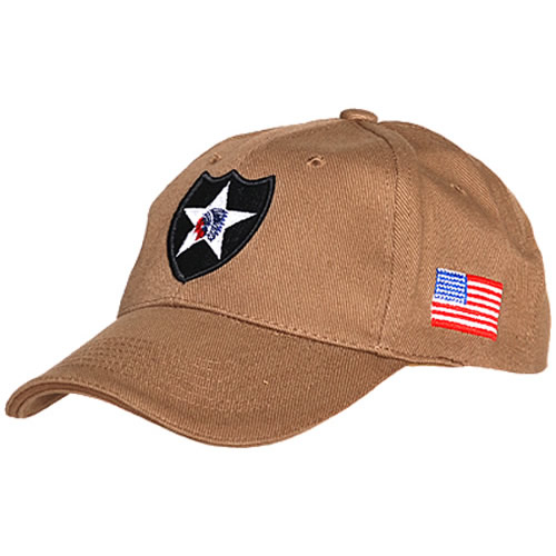 Levně FOSTEX čepice baseball 2nd INFANTRY DIVISION KHAKI