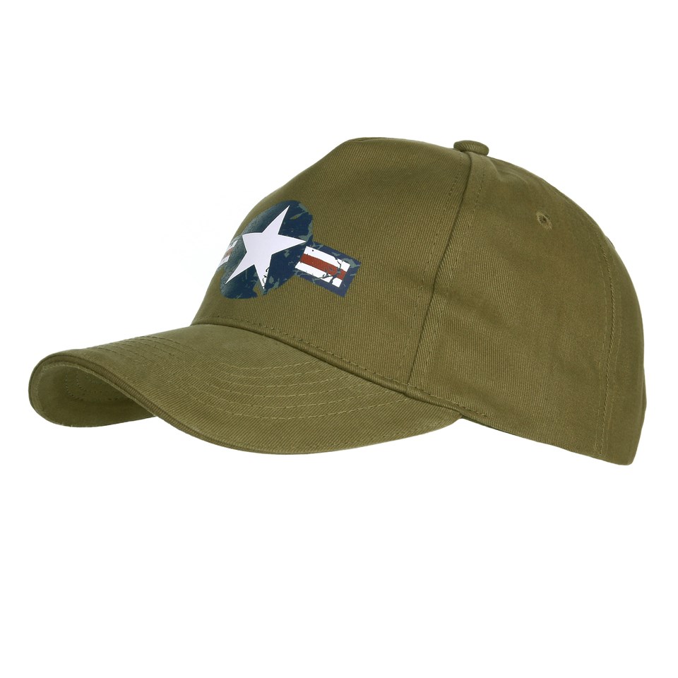 Levně FOSTEX čepice baseball USAF WWII ZELENÁ