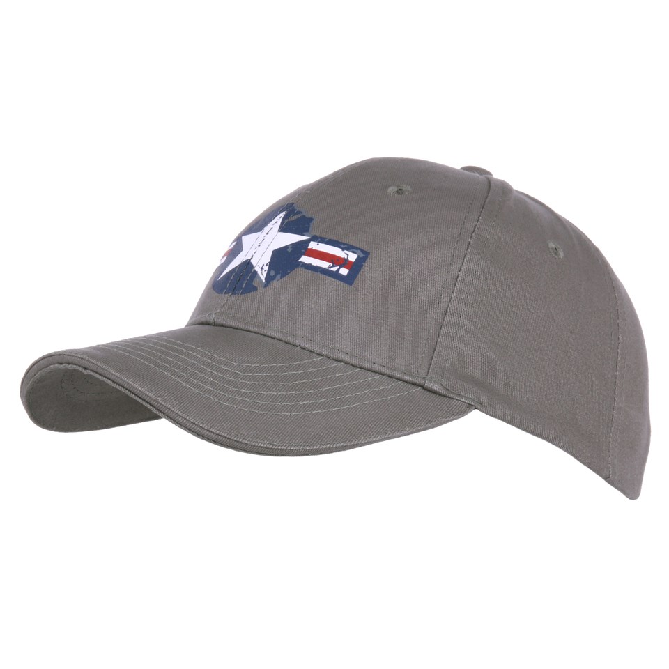 Levně FOSTEX čepice baseball USAF WWII ŠEDÁ