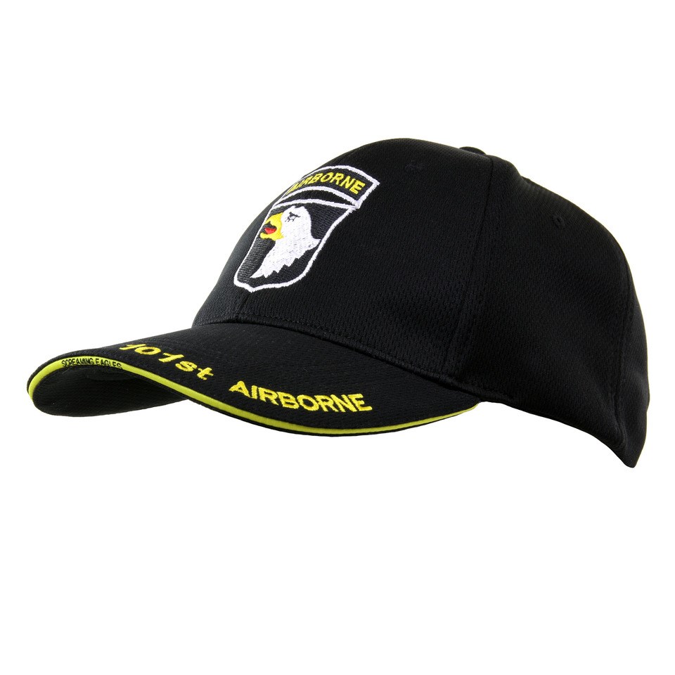 Levně FOSTEX čepice baseball ARMY 101st AIRBORNE ČERNÁ