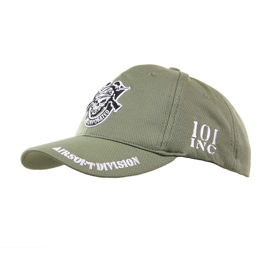 Levně 101INC čepice dětská S LEBKOU FlexFit ZELENÁ