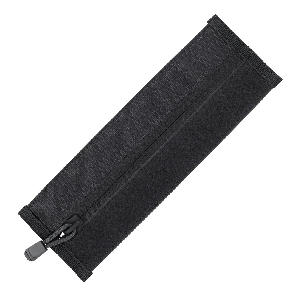 Levně CONDOR OUTDOOR zip VELCRO k vestě VAS ČERNÝ