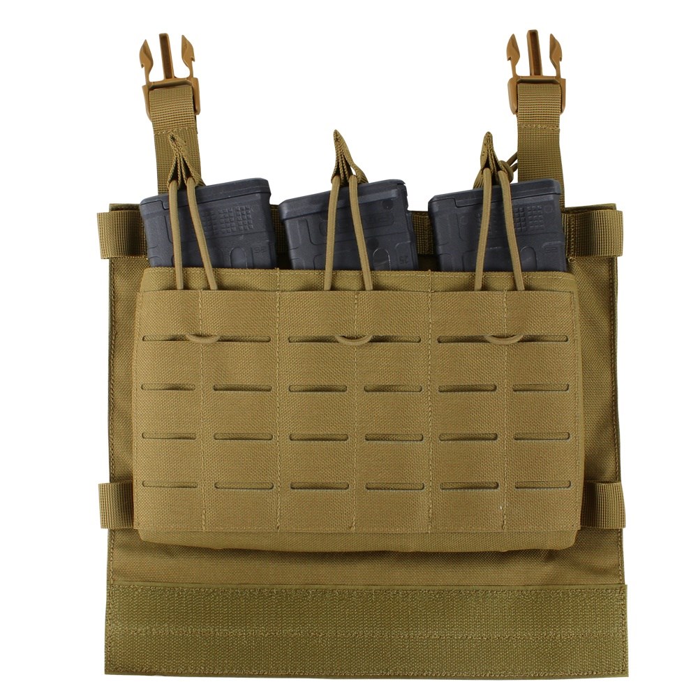 Levně CONDOR OUTDOOR platforma přední LCS VAS se sumkami COYOTE BROWN