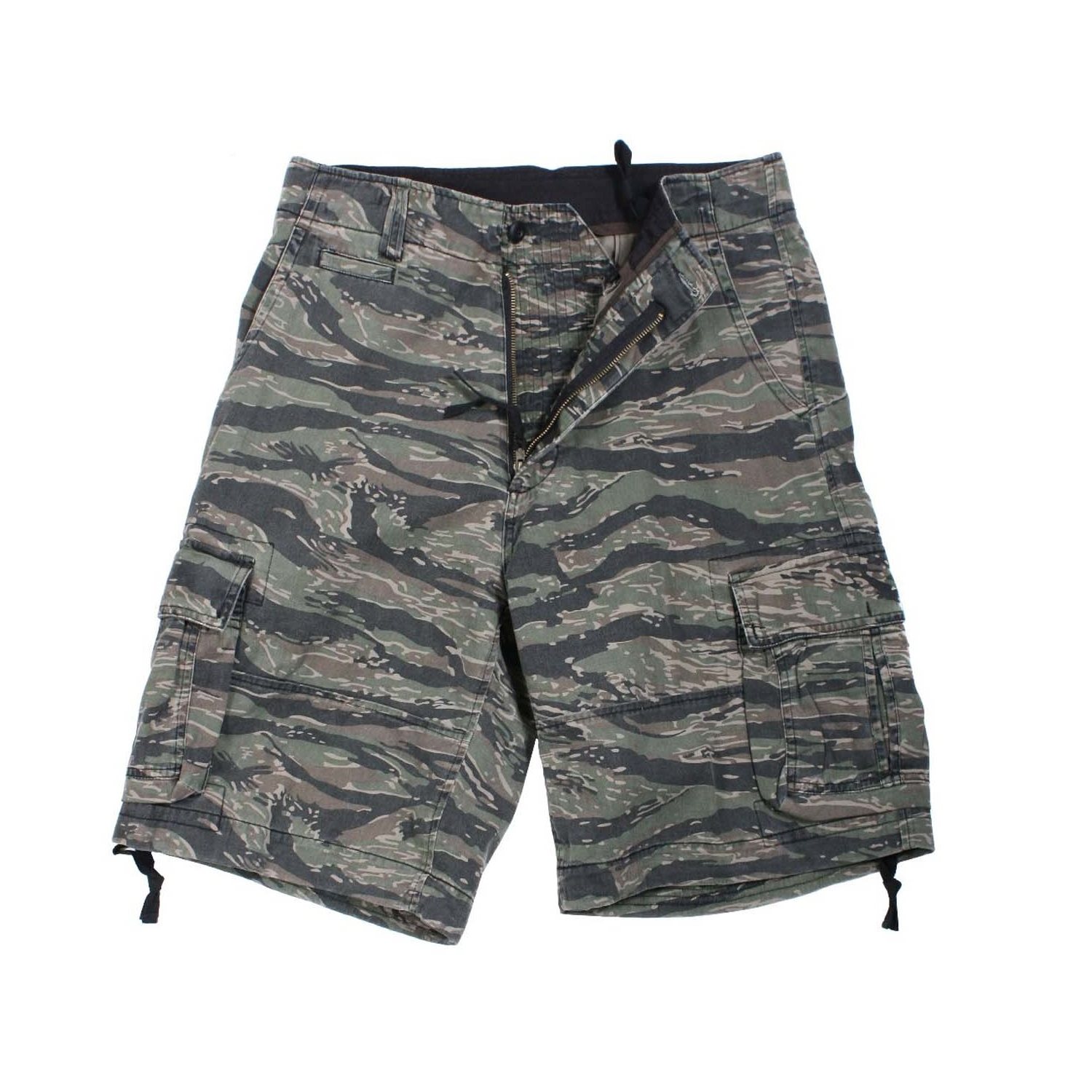 Levně Kraťasy VINTAGE INFANTRY UTILITY TIGER STRIPE CAMO